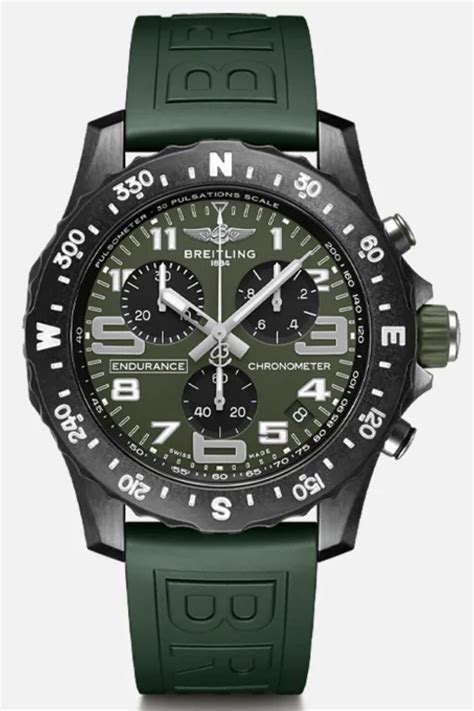 breitling green strap|Breitling copy watch strap.